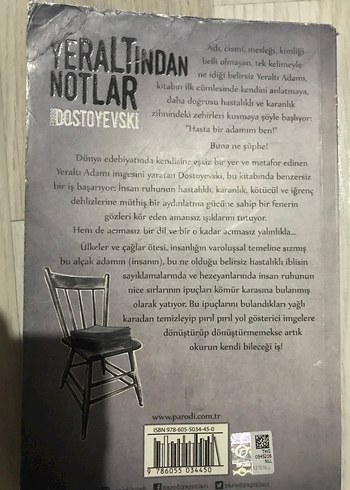  Beden Yeraltından Notlar - Fyodor Dostoyevski