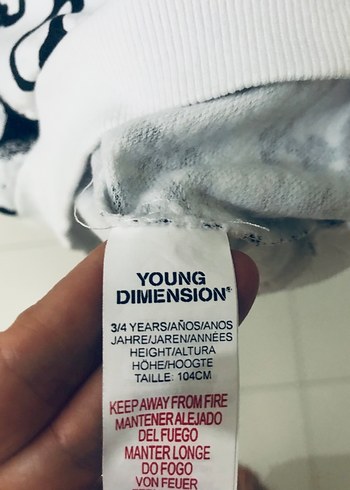 Disney Beyaz Baskılı Uzun Kollu Sweatshirt Unisx - Görsel 5