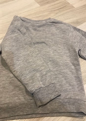 Erkek Çocuk Gri Baskılı Sweatshirt - Görsel 3