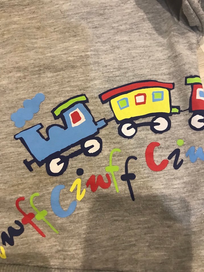 Erkek Çocuk Gri Baskılı Sweatshirt - Görsel 2