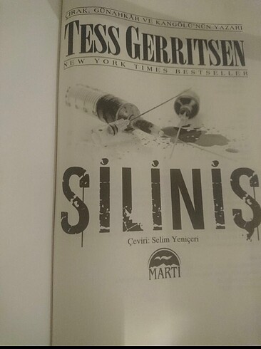 Beden Siliniş Tess Gerritsen