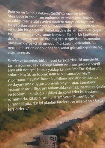 Beden Fareler ve İnsanlar - John Steinbeck