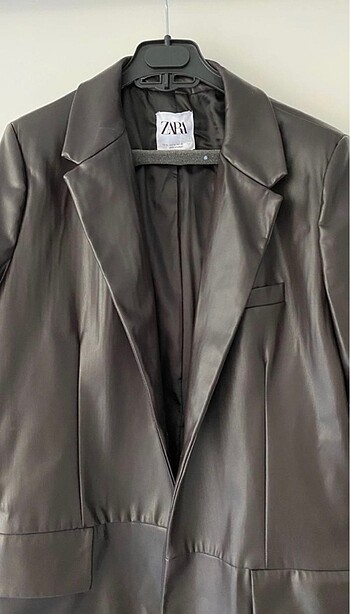 xl Beden Deri blazer