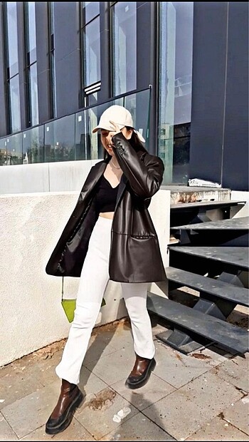 Deri blazer