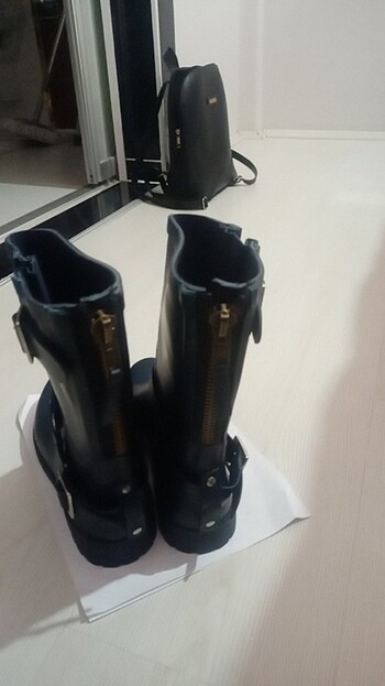 38 Beden lacivert Renk T-box yağmur botu
