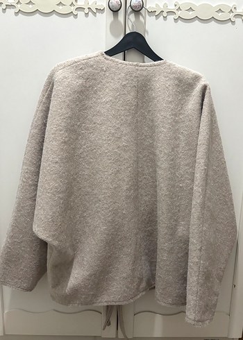 Bej Kadın Triko Hırka - Görsel 4