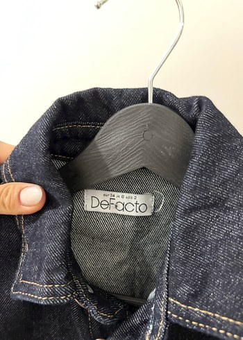 Kadın Lacivert Kısa Denim Tulum - Görsel 3