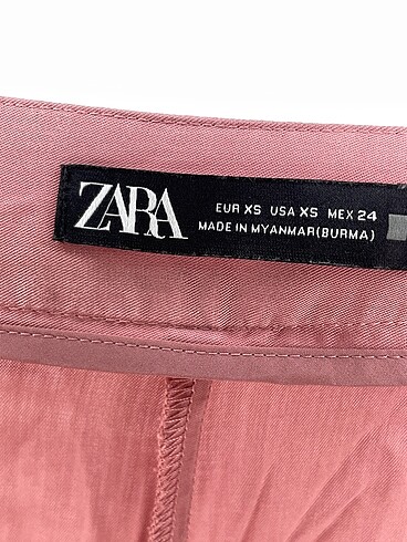 xs Beden pembe Renk Zara Düz Kesim %70 İndirimli.