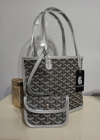Beden gri Renk GOYARD ANJOU MİNİ BAG