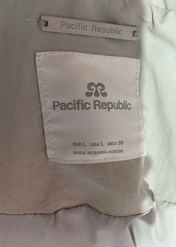 Kırık beyaz pull&bear şişme kadın mont - Görsel 6