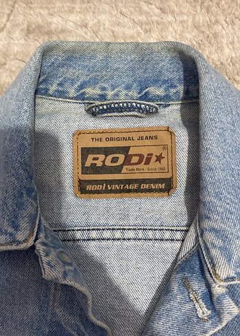 Oversize Düğmeli Mavi Denim Kadın Ceket - Görsel 2