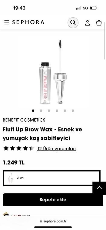  Beden Renk Benefit fluff up brow wax