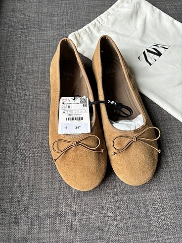 Zara hakiki süet babet