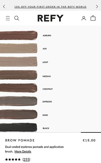  Beden Renk Refy brow pomade