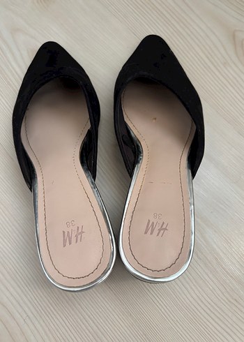 H&M H&M Süet Topuklu Terlik
