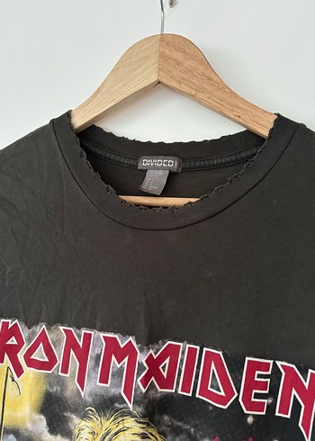 Iron Maiden Baskılı Siyah Kadın Tişört - Görsel 3