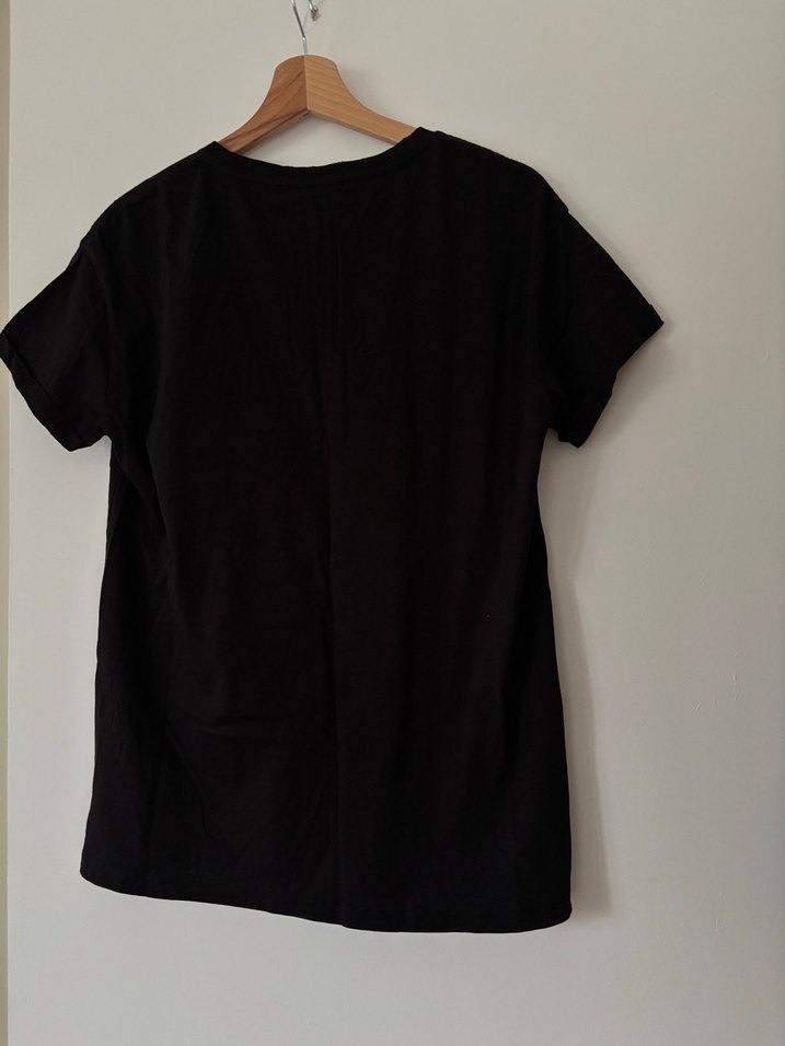 KISS Baskılı Siyah Punk Rock Tişört - Görsel 3