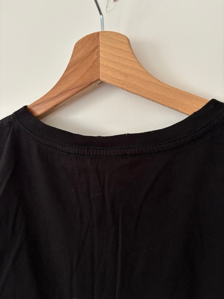 KISS Baskılı Siyah Punk Rock Tişört - Görsel 5