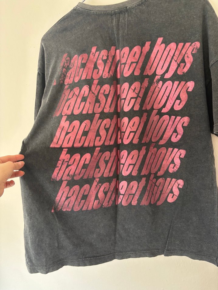 Backstreet Boys baskılı T-shirt - Görsel 4