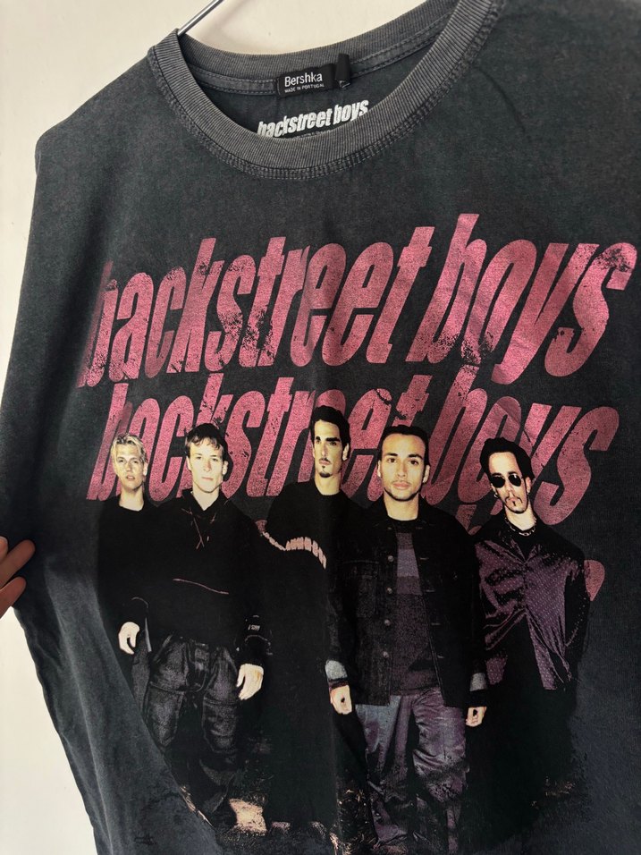 Backstreet Boys baskılı T-shirt - Görsel 2