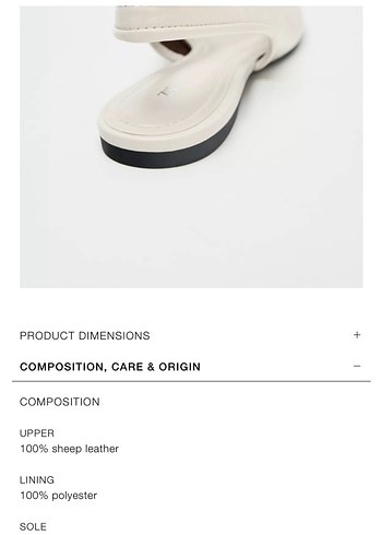 Zara kuzu derisi babet - Görsel 9