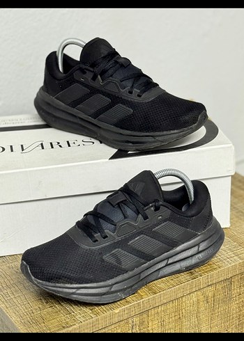 Siyah Erkek Spor Koşu Ayakkabısı Velcro