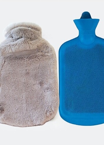 Diğer Ankaflex Gri Peluş Kılıflı Sıcak Su Torbası ve Isıtıcı Termofor