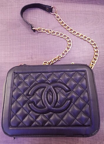  Beden siyah Renk Chanel çanta 