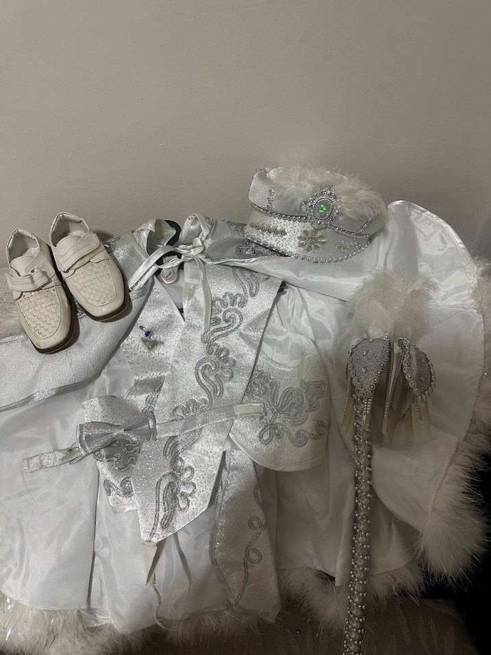 Klasik Gri Nakışlı Çocuk sünnet Takımı - Görsel 4