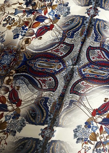 Kadın Çok Renkli Bohem Tarz Eşarp - Görsel 2