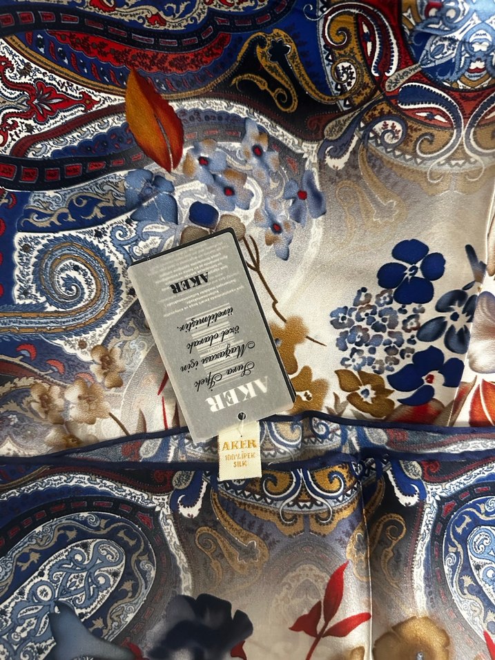 Kadın Çok Renkli Bohem Tarz Eşarp - Görsel 3