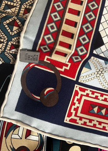 Bohem Çok Renkli  Kadın Fular - Görsel 4