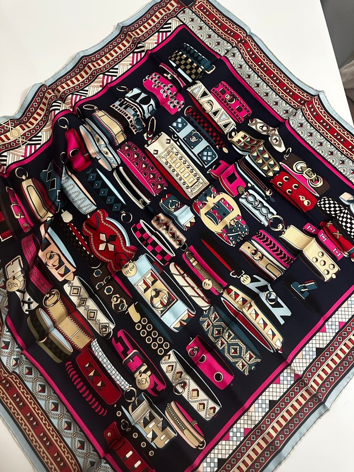 Bohem Çok Renkli  Kadın Fular - Görsel 3