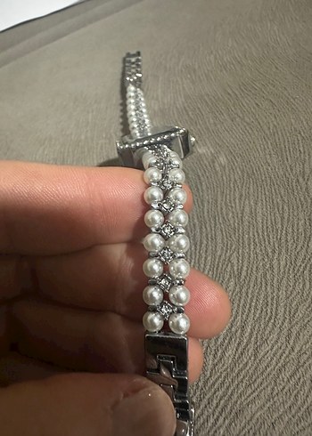 İnci Detaylı Vintage Kadın Kol Saati - Görsel 2