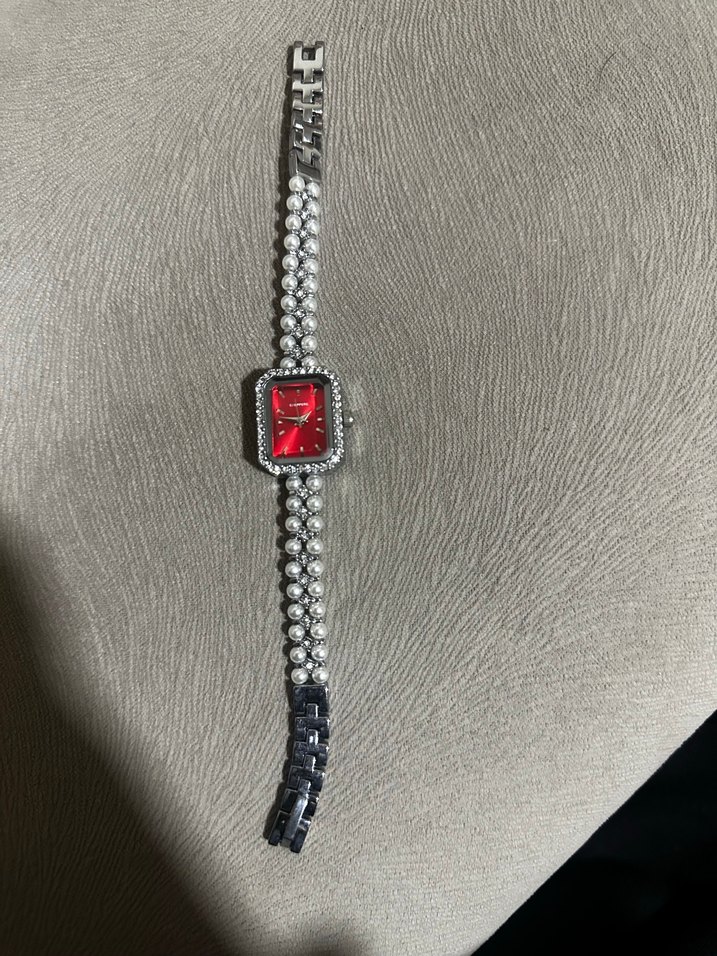 İnci Detaylı Vintage Kadın Kol Saati - Görsel 4