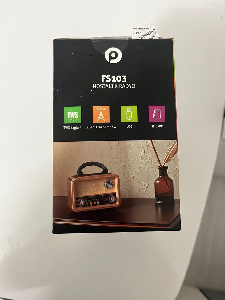 Polosmart FS103 Nostaljik Kahverengi Radyo - Görsel 3