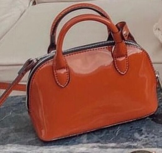 Zara orijinal kırmızı çanta