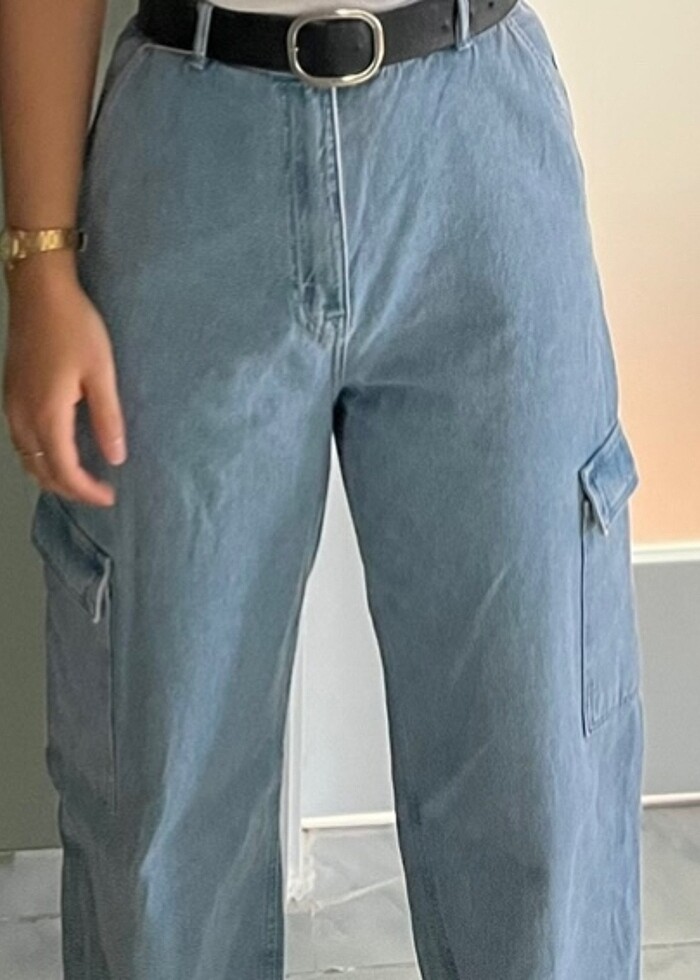 Bershka kargo pantolon - Görsel 2