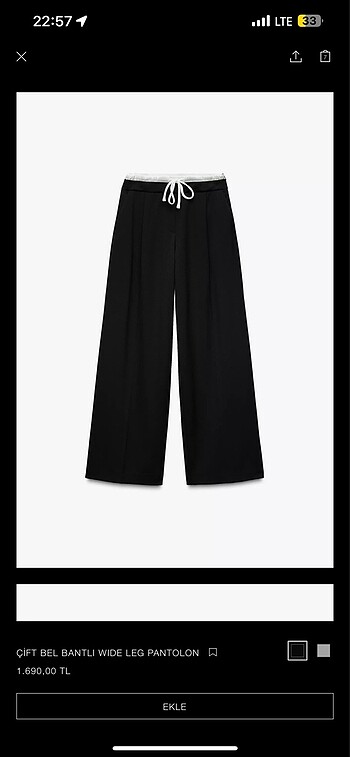 Zara orjinal pantolon