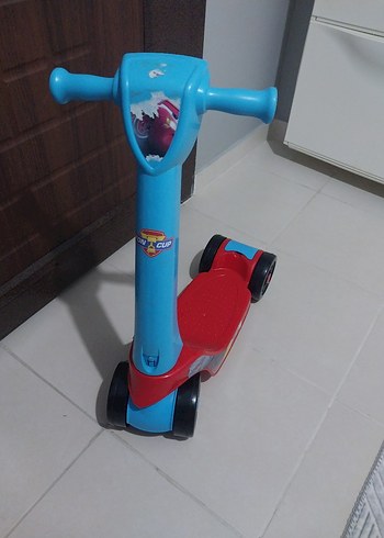 Renkli Mavi Çocuk Scooterı - Görsel 2