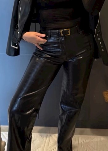 Kadın Siyah Deri ysl kemer - Görsel 2