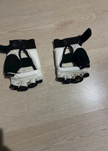 dragondo Beyaz Deri Erkek Boks Eldiveni - Görsel 2