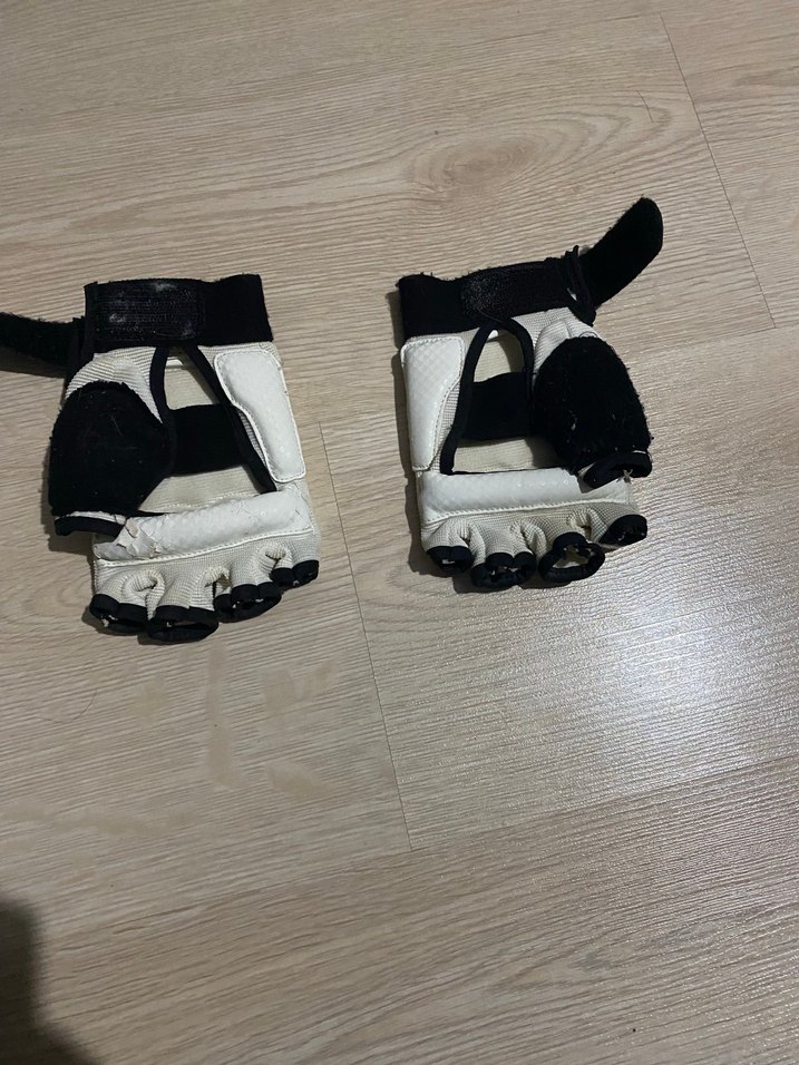 dragondo Beyaz Deri Erkek Boks Eldiveni - Görsel 2