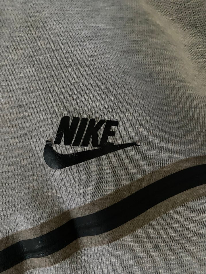Nike tech Gri Fermuarlı Erkek Sweatshirt - Görsel 3