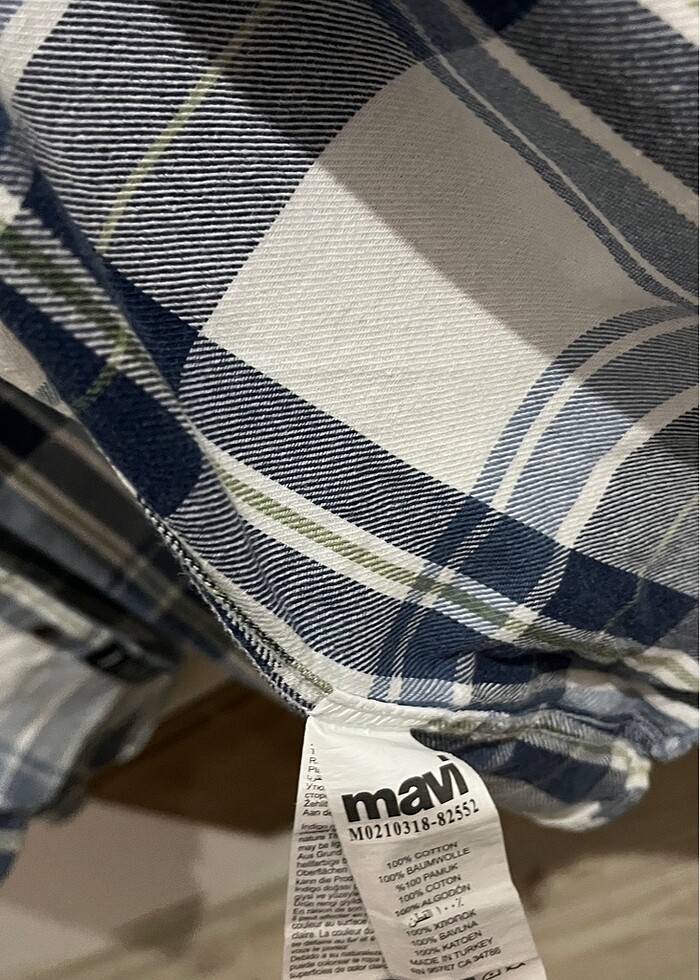 Mavi baharlık gömlek - Görsel 4