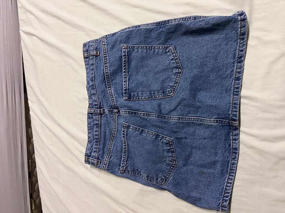 Mavi Denim Midi Etek - Görsel 2