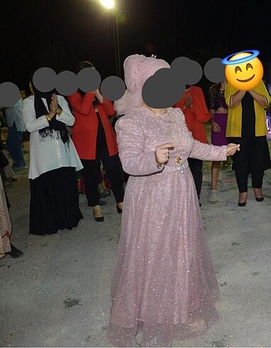 Tesettür şık abiye