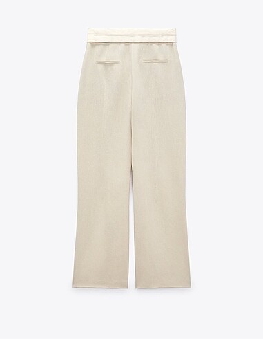 Zara KETEN KARIŞIMLI PANTOLON