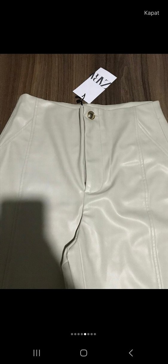 SUNI DERİ PANTOLON - Görsel 5