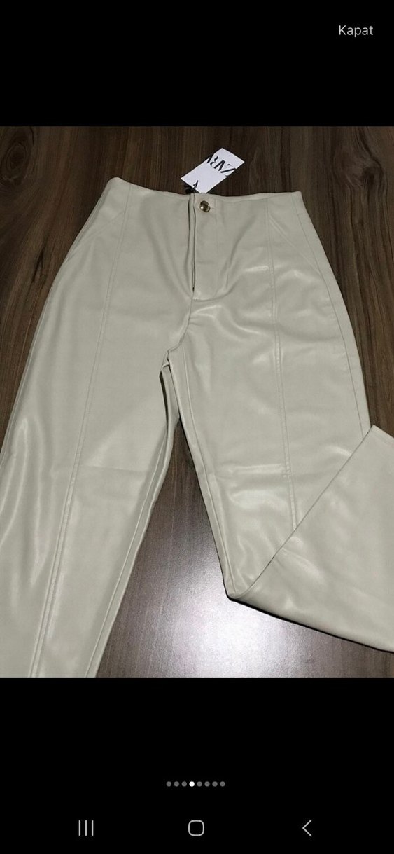 SUNI DERİ PANTOLON - Görsel 4